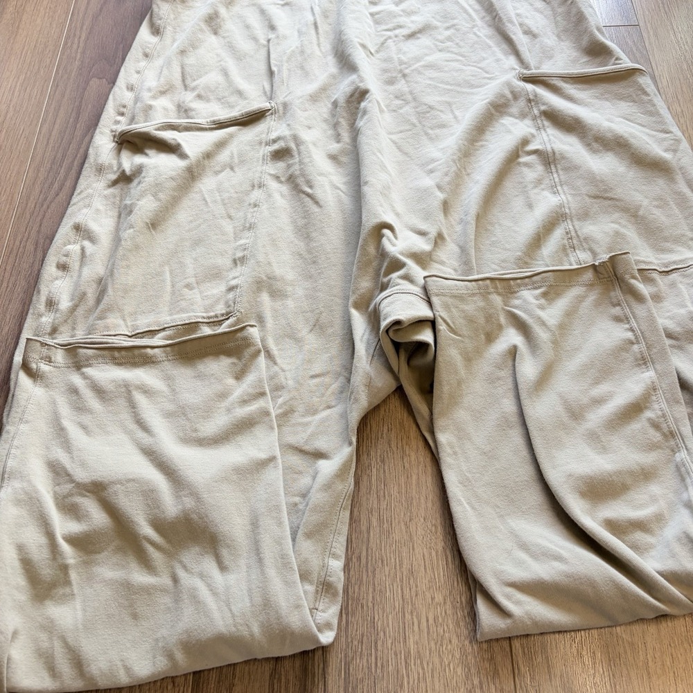 Free People FP Movement Women's Hot Shot Romper Jumpsuit Beige Small - Picture 3 of 7